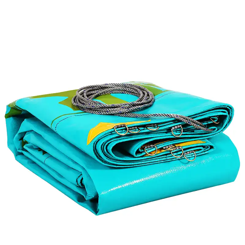 Reusable Orange Tarpaulins for Outdoor Events and Functions